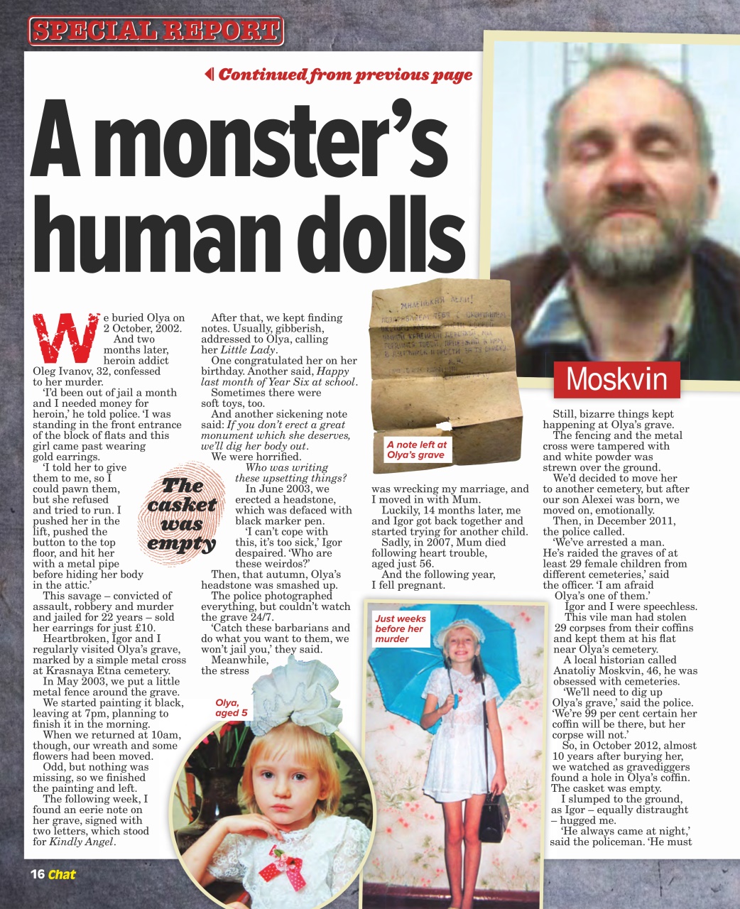 Chat Specials Preview Pages