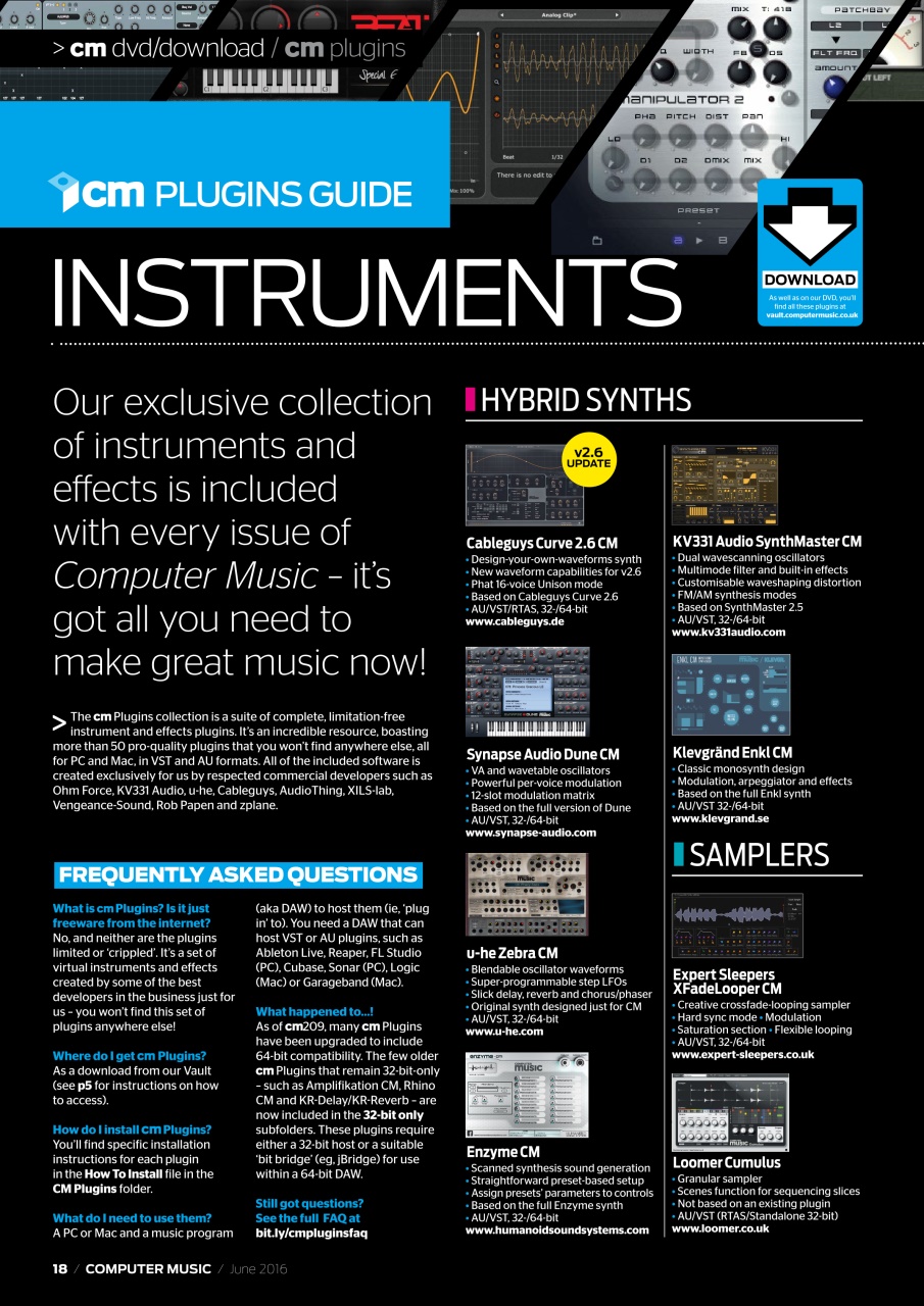 Computer Music Preview Pages