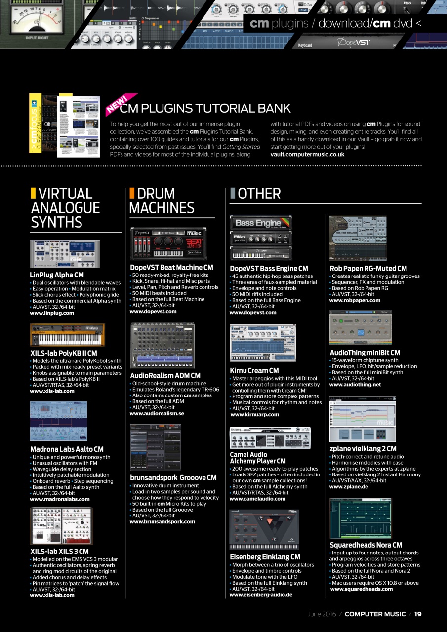 Computer Music Preview Pages