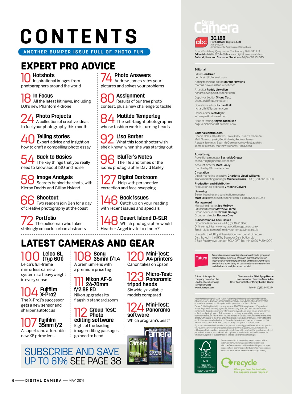 Digital Camera Magazine Preview Pages