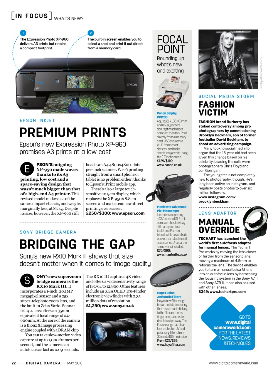 Digital Camera Magazine Preview Pages