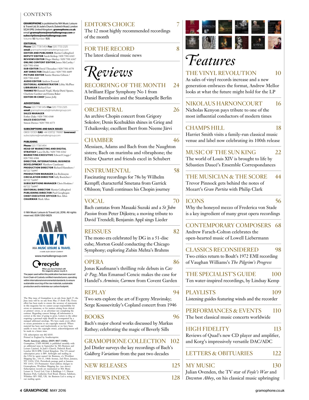 Gramophone Preview Pages