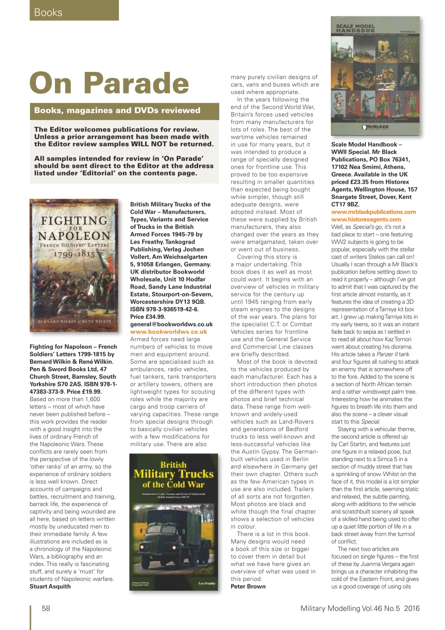 Military Modelling International Magazine Preview Pages