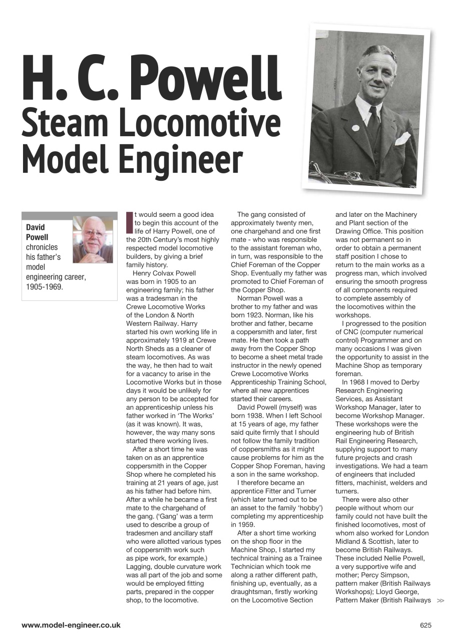 Model Engineer Preview Pages