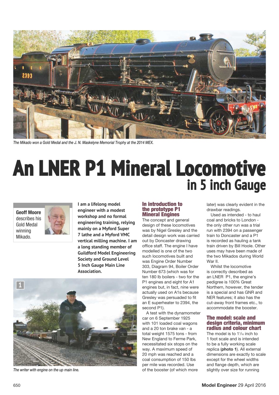 Model Engineer Preview Pages