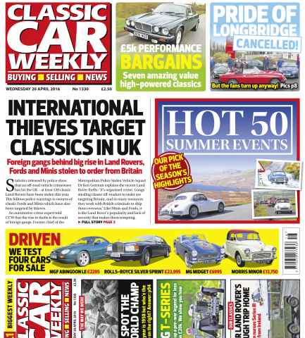 Classic Car Weekly issue 20th April 2016
