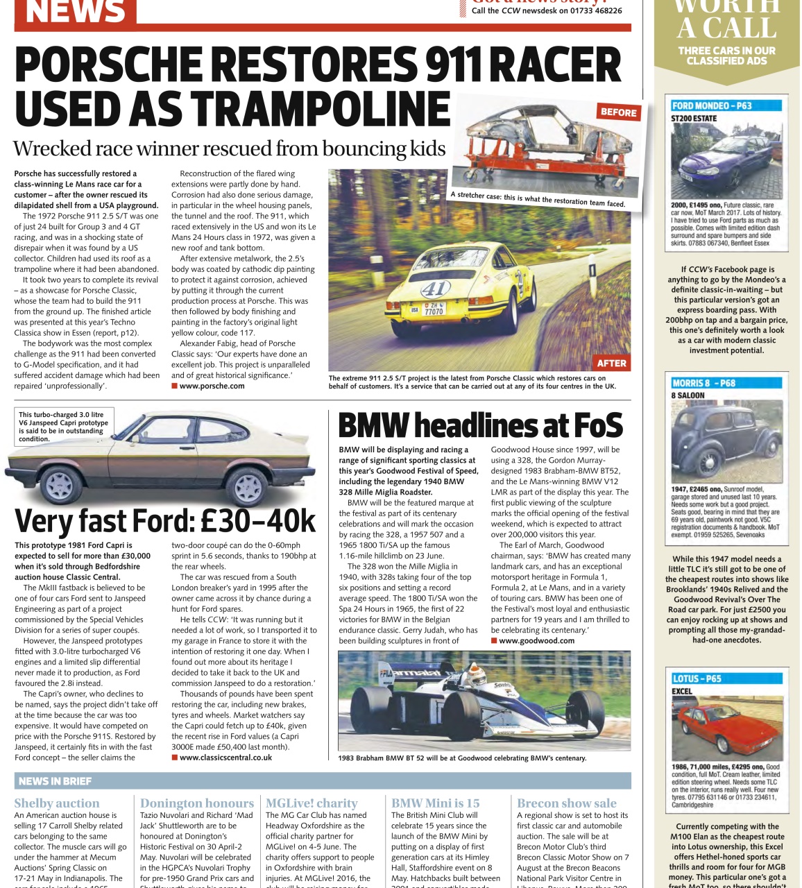 Classic Car Weekly Preview Pages