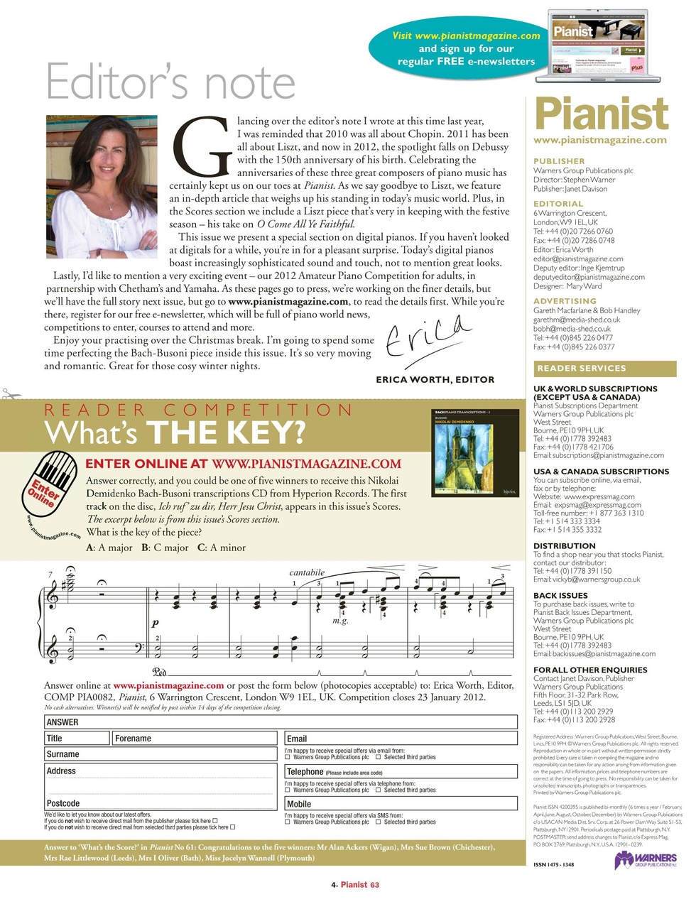 Pianist Preview Pages