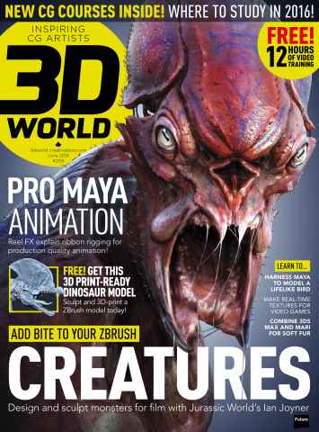 3D World issue June 2016