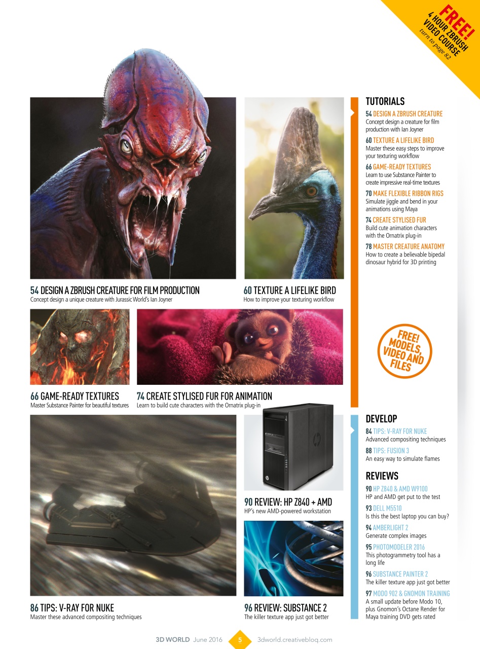 3D World Preview Pages