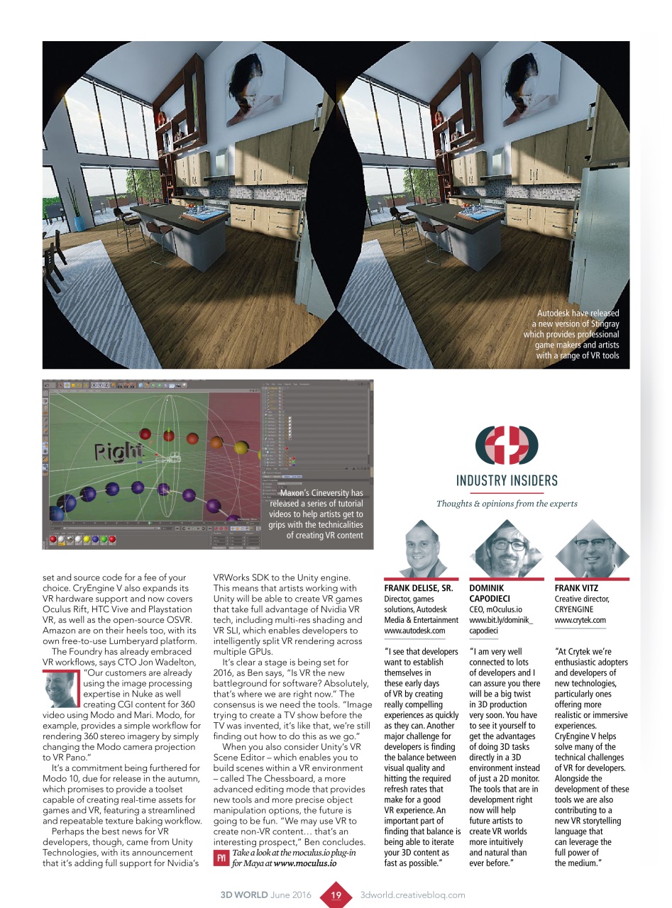 3D World Preview Pages