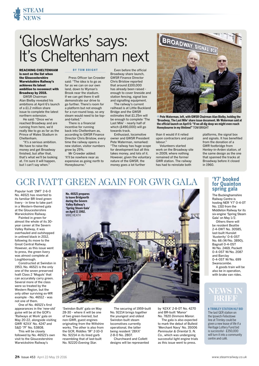 Steam Railway Preview Pages