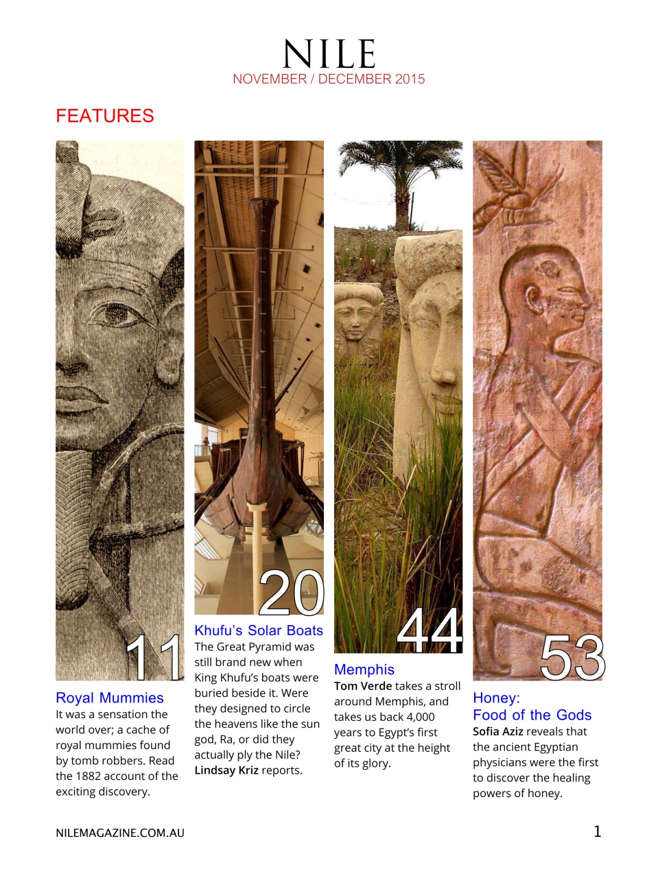 Nile Magazine Preview Pages