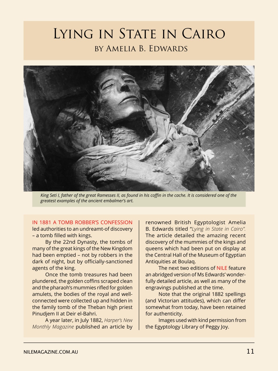 Nile Magazine Preview Pages