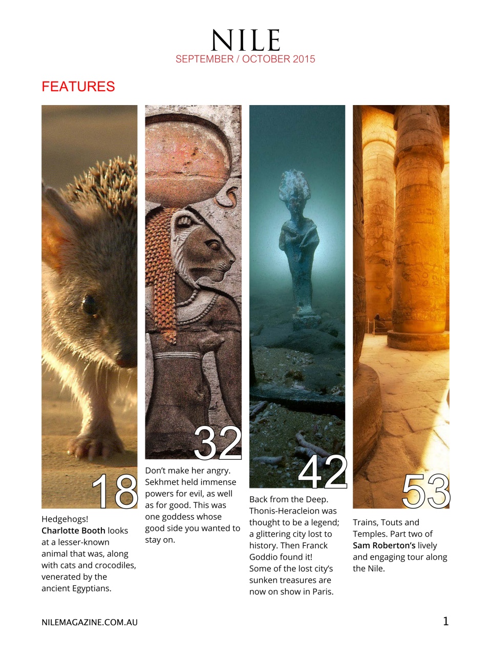 Nile Magazine Preview Pages