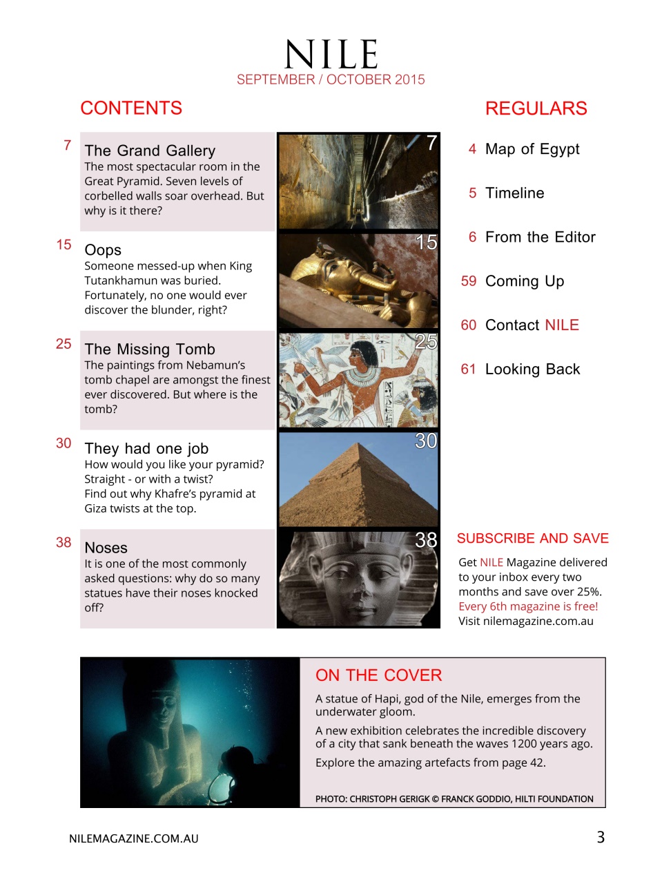 Nile Magazine Preview Pages