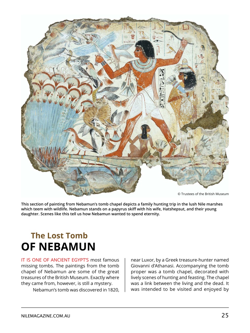 Nile Magazine Preview Pages