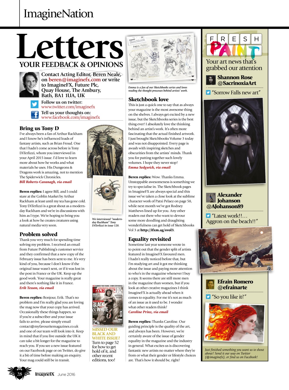 ImagineFX Preview Pages