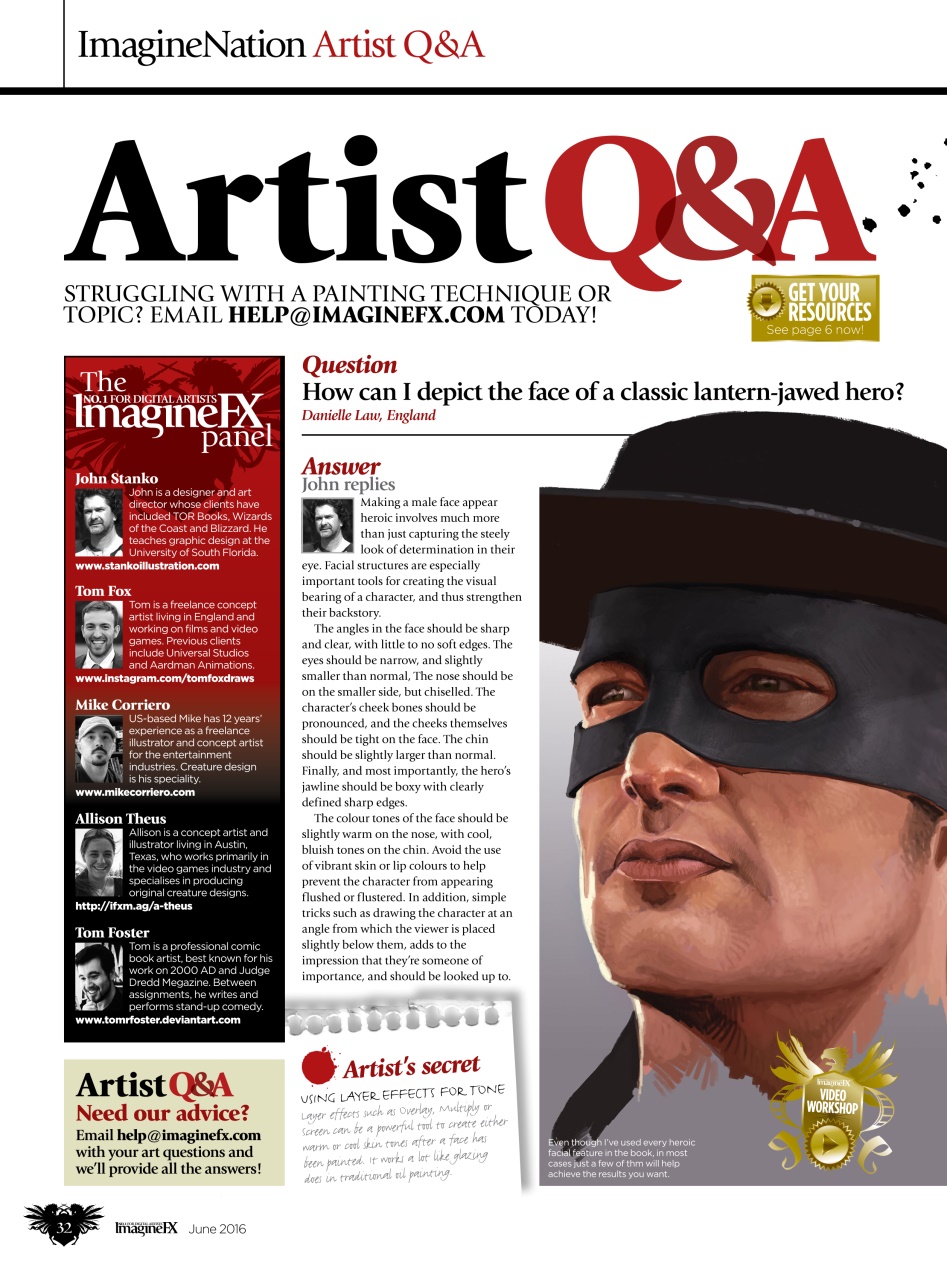 ImagineFX Preview Pages