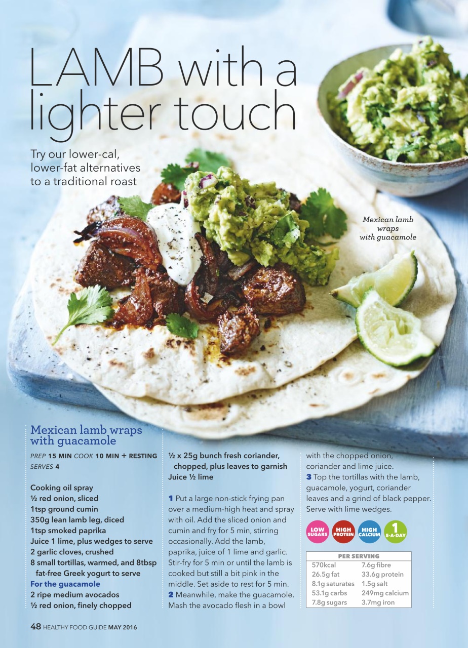 Healthy Food Guide Preview Pages