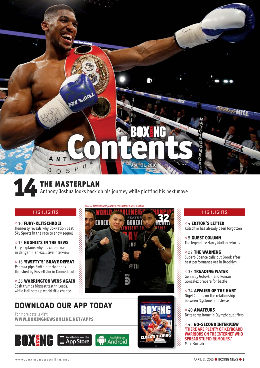Boxing News Preview Pages