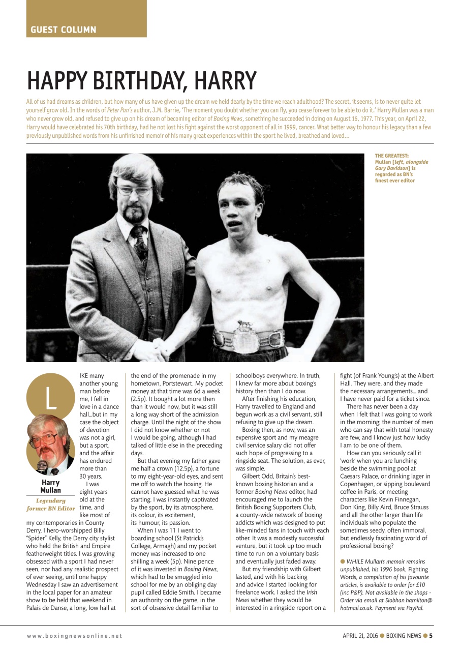 Boxing News Preview Pages