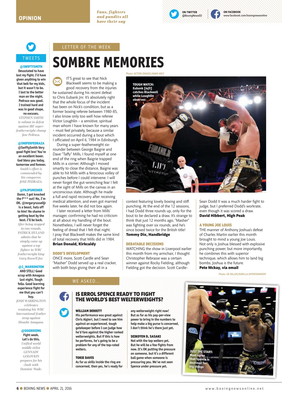 Boxing News Preview Pages
