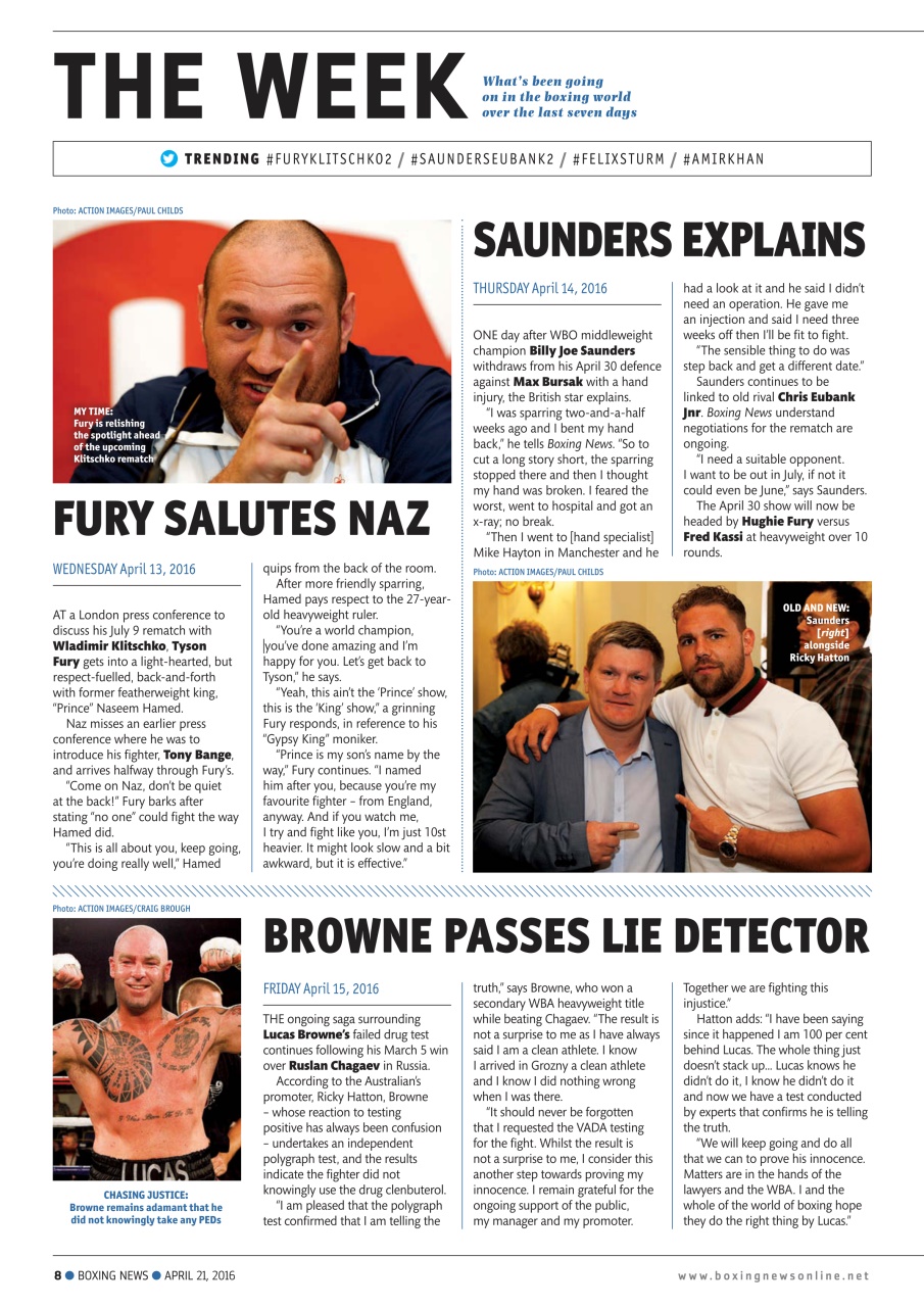 Boxing News Preview Pages