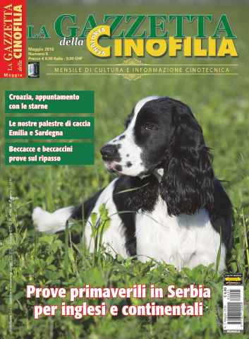 La Gazzetta Della Cinofilia Venatoria issue Maggio 2016
