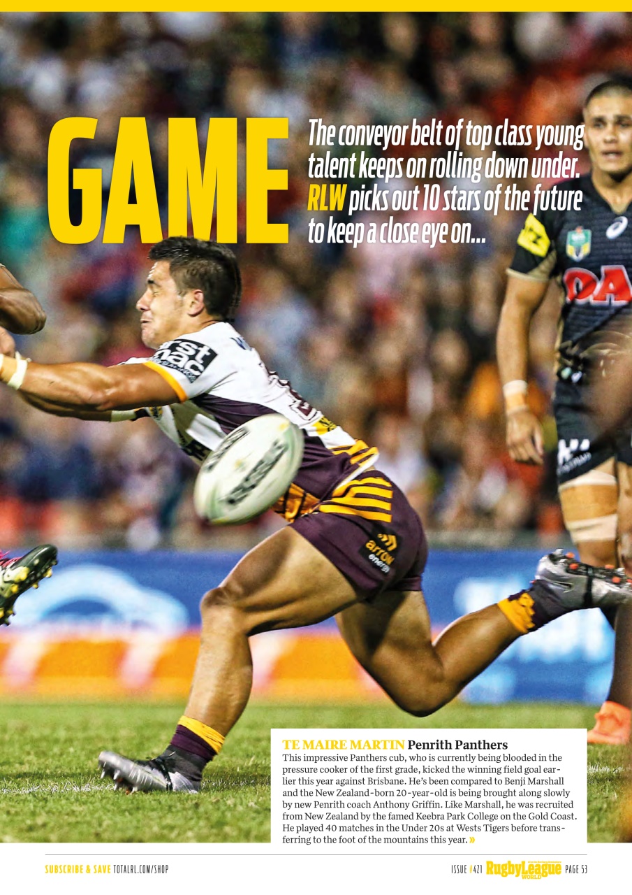 Rugby League World Preview Pages