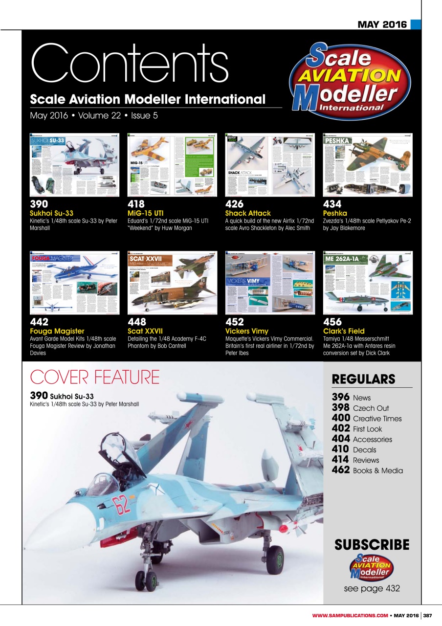 Scale Aviation and Military Modeller International (A) Preview Pages