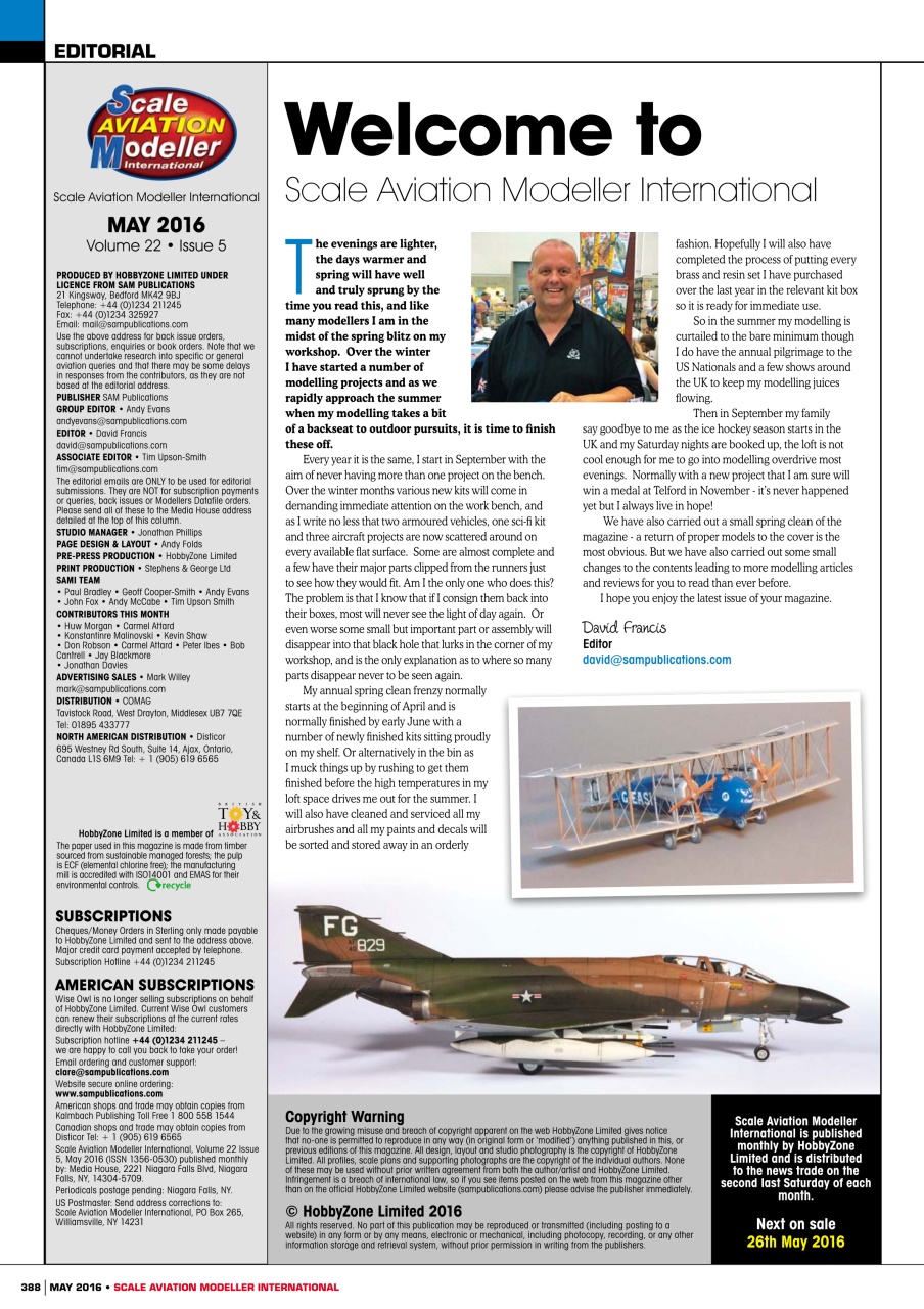 Scale Aviation and Military Modeller International (A) Preview Pages
