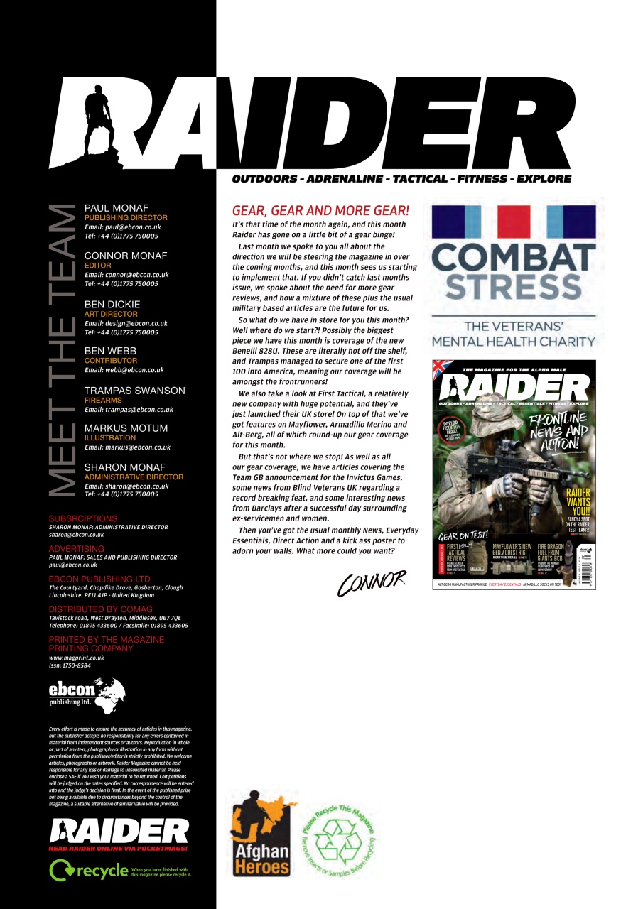 Raider Preview Pages