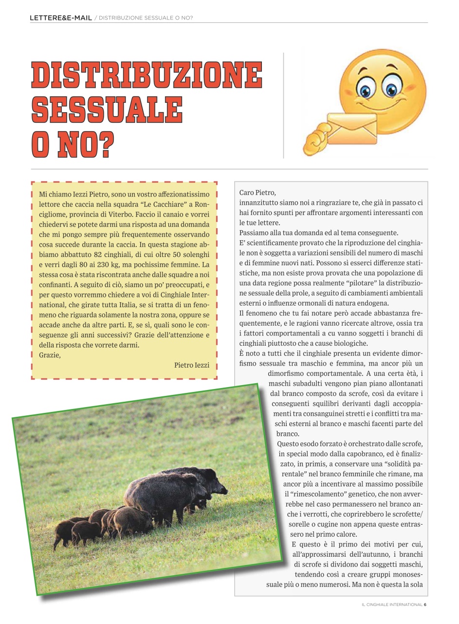 IL CINGHIALE CHE PASSIONE Preview Pages