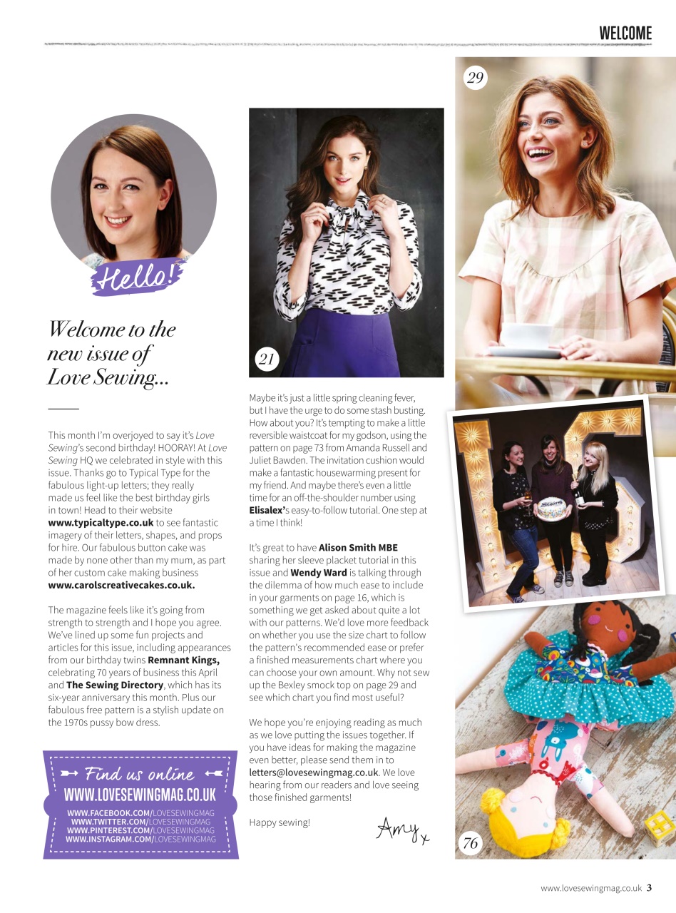 Love Sewing Preview Pages