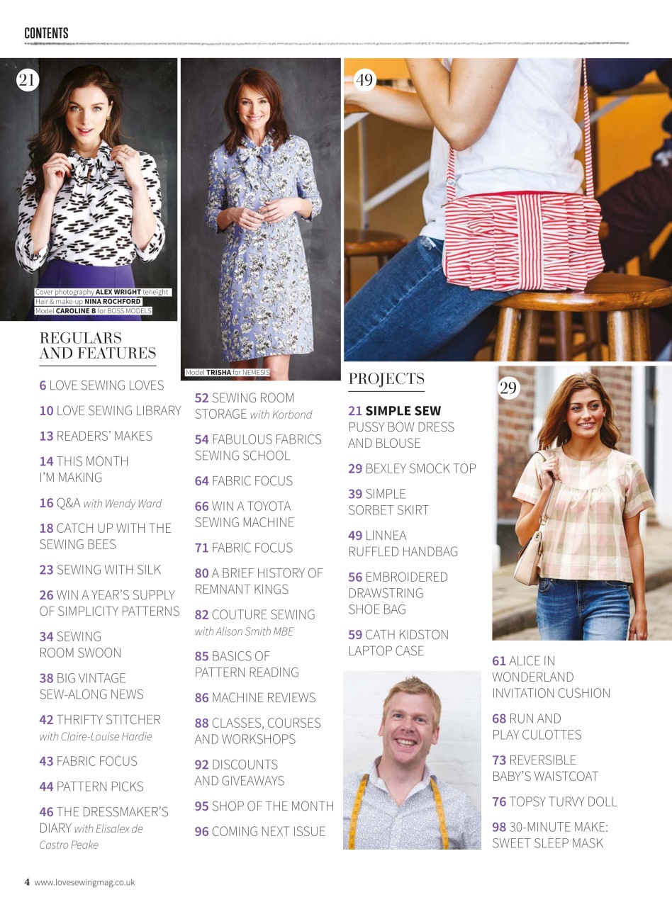 Love Sewing Preview Pages