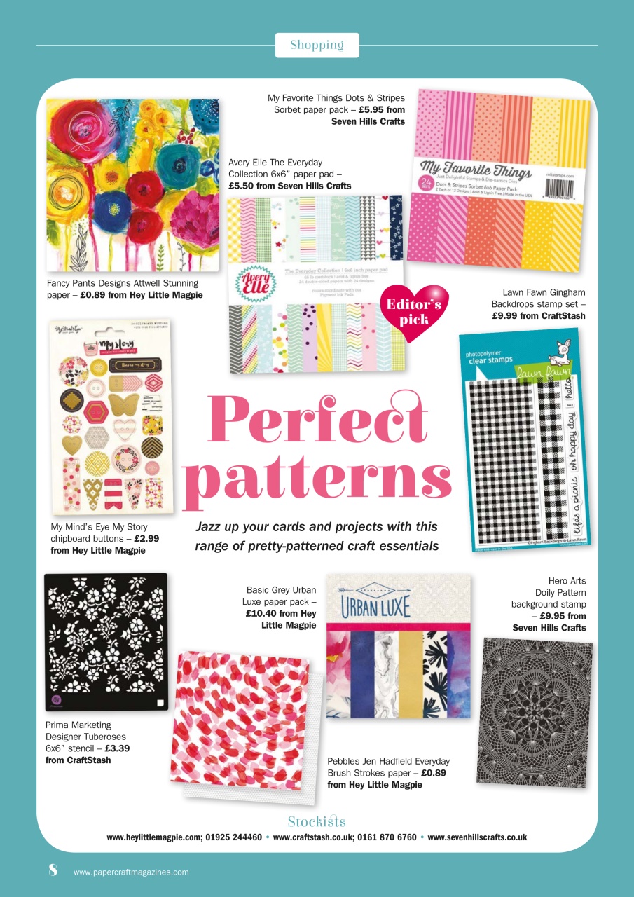 Simply Cards & Papercraft Preview Pages
