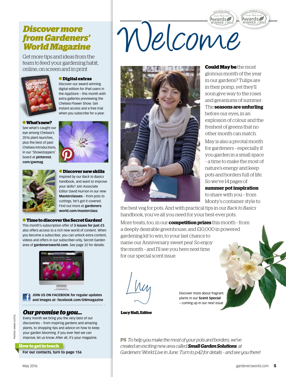 BBC Gardeners’ World Magazine Preview Pages