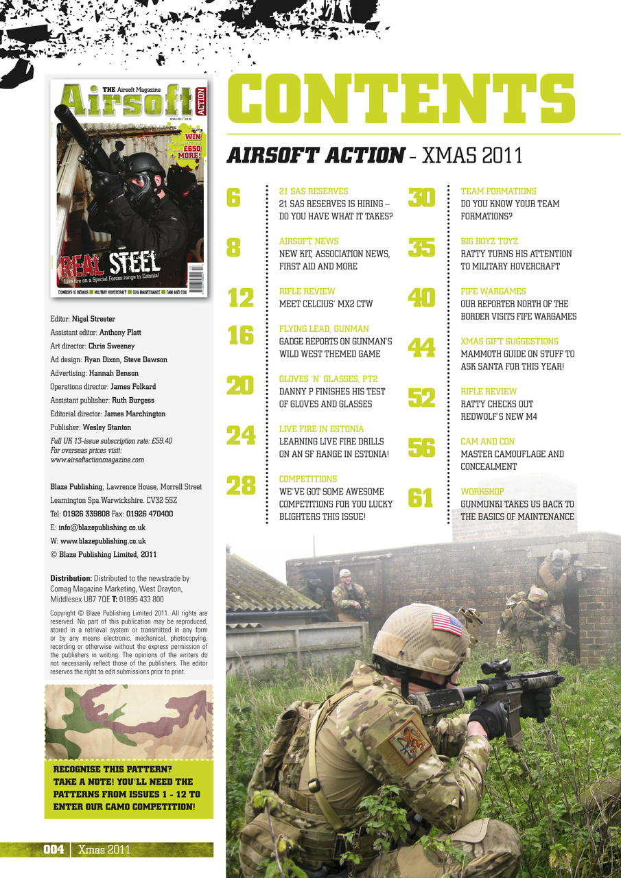 Airsoft Action Preview Pages