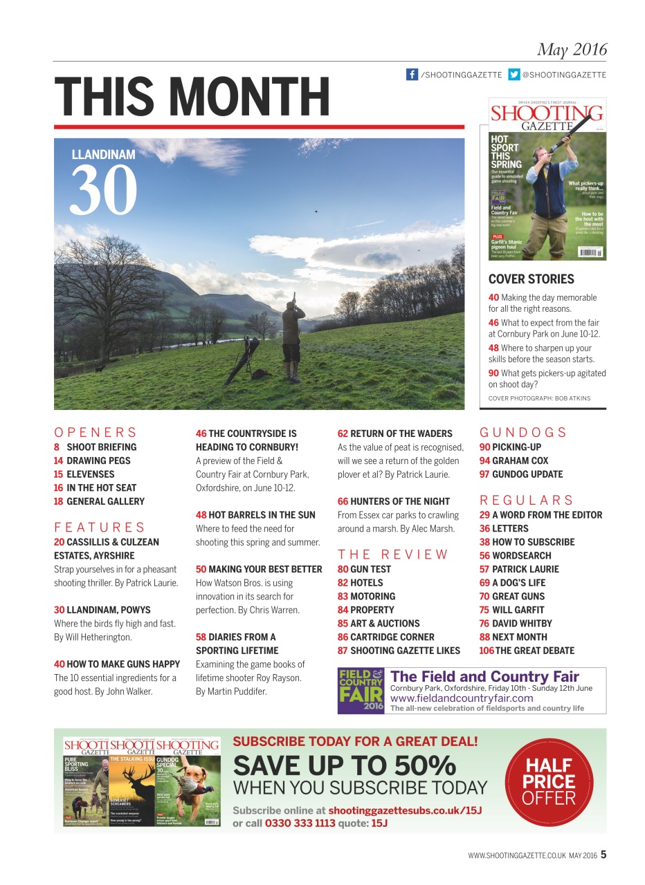 Shooting Gazette Preview Pages