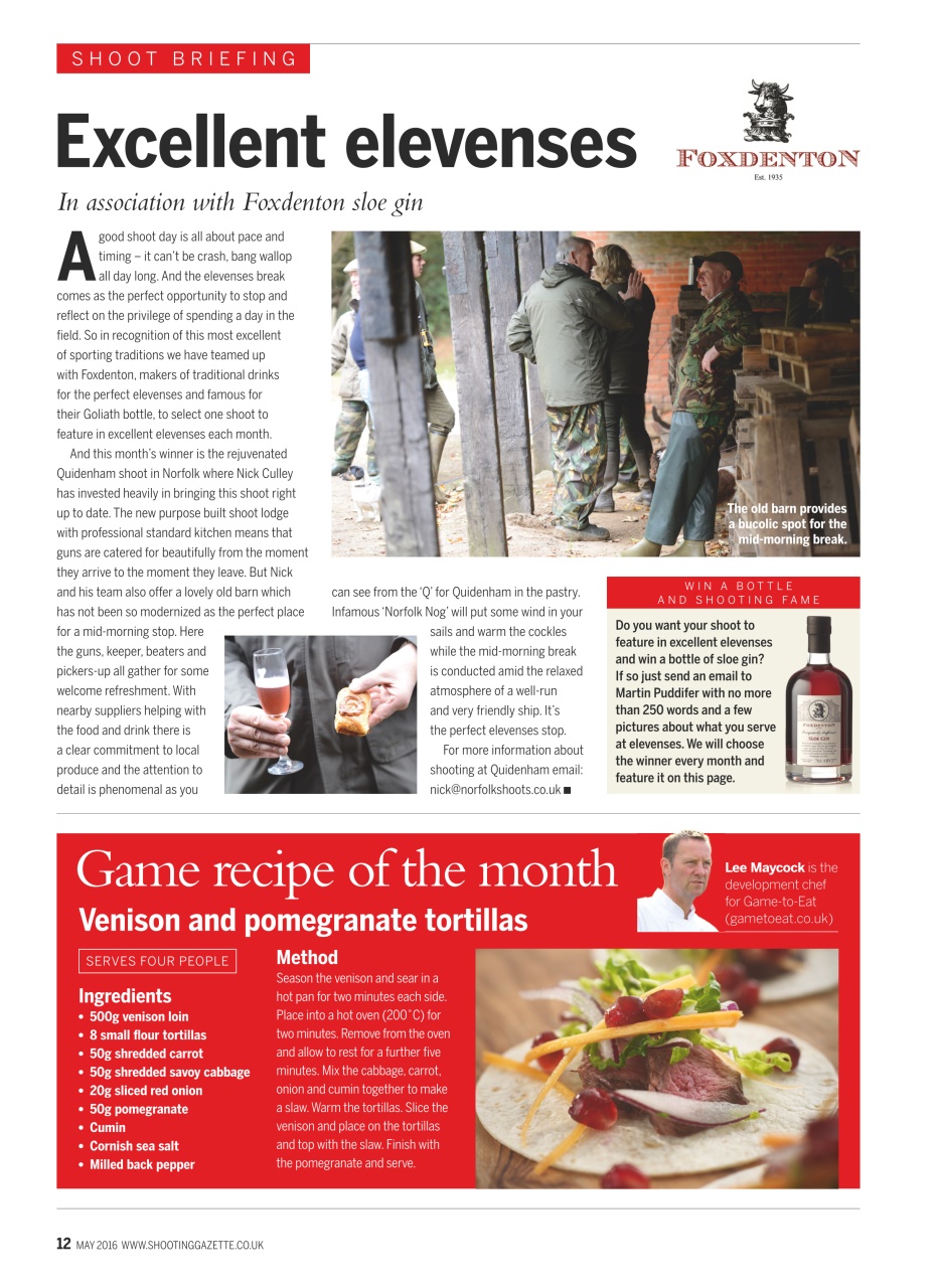 Shooting Gazette Preview Pages