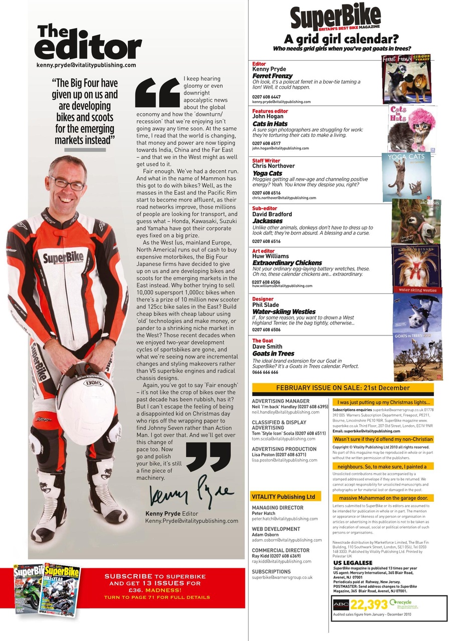 Superbike Magazine Preview Pages