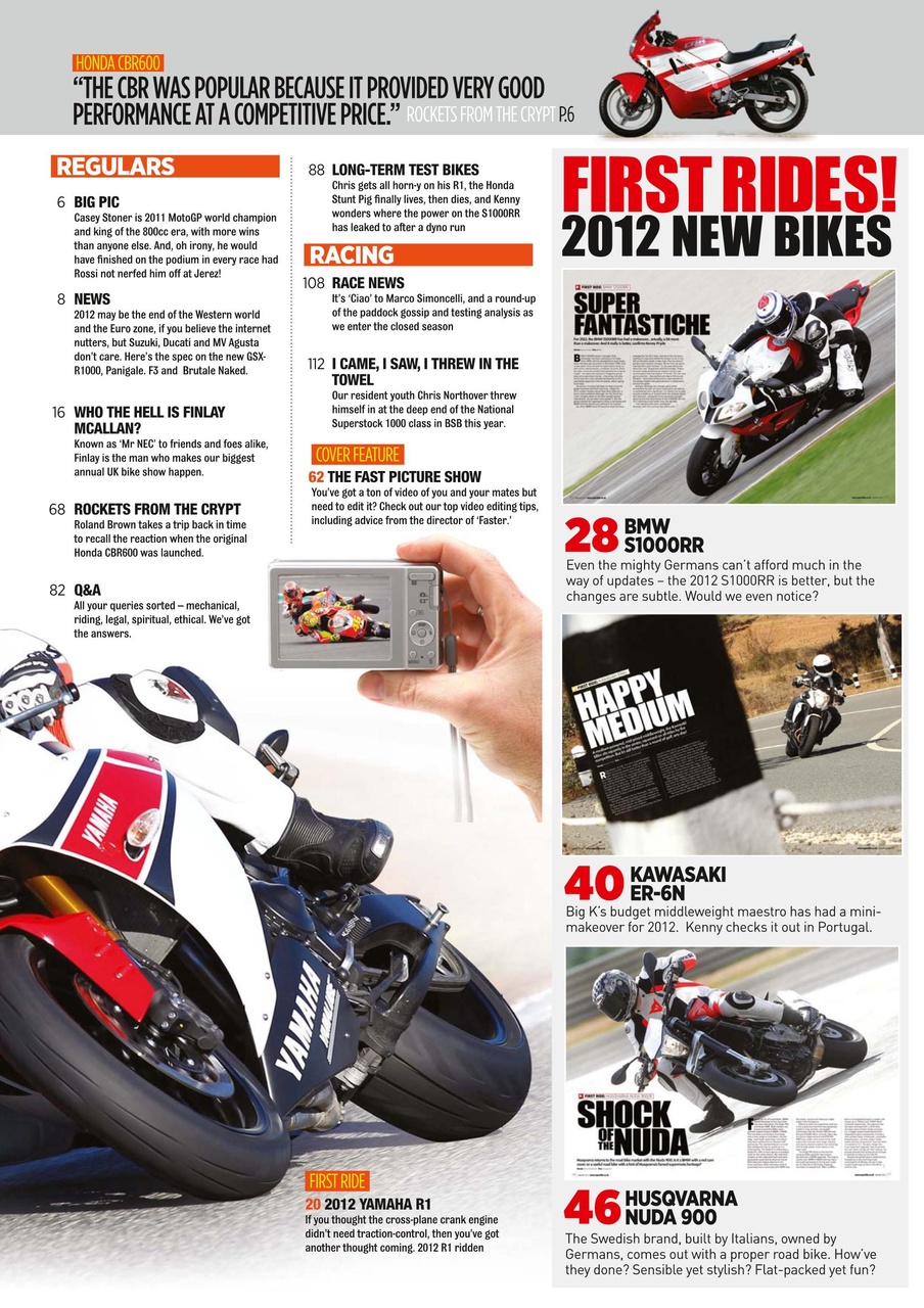 Superbike Magazine Preview Pages