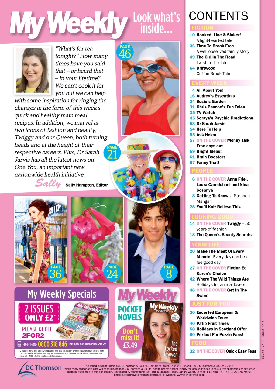 My Weekly Preview Pages