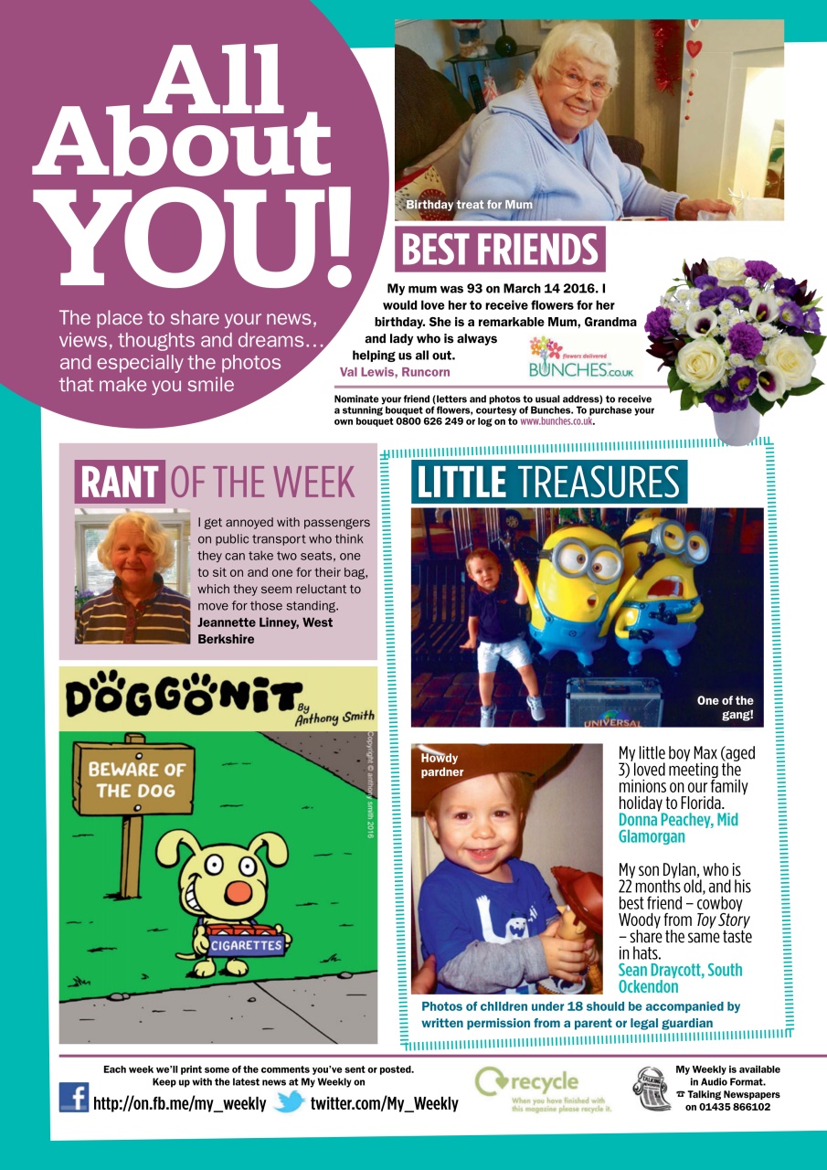 My Weekly Preview Pages