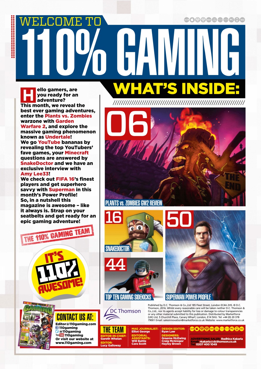 110% Gaming Preview Pages