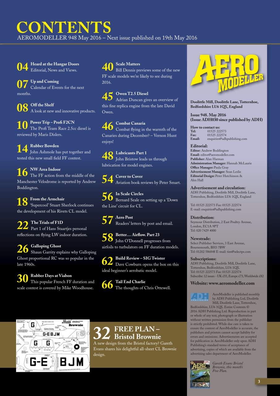 AeroModeller Preview Pages
