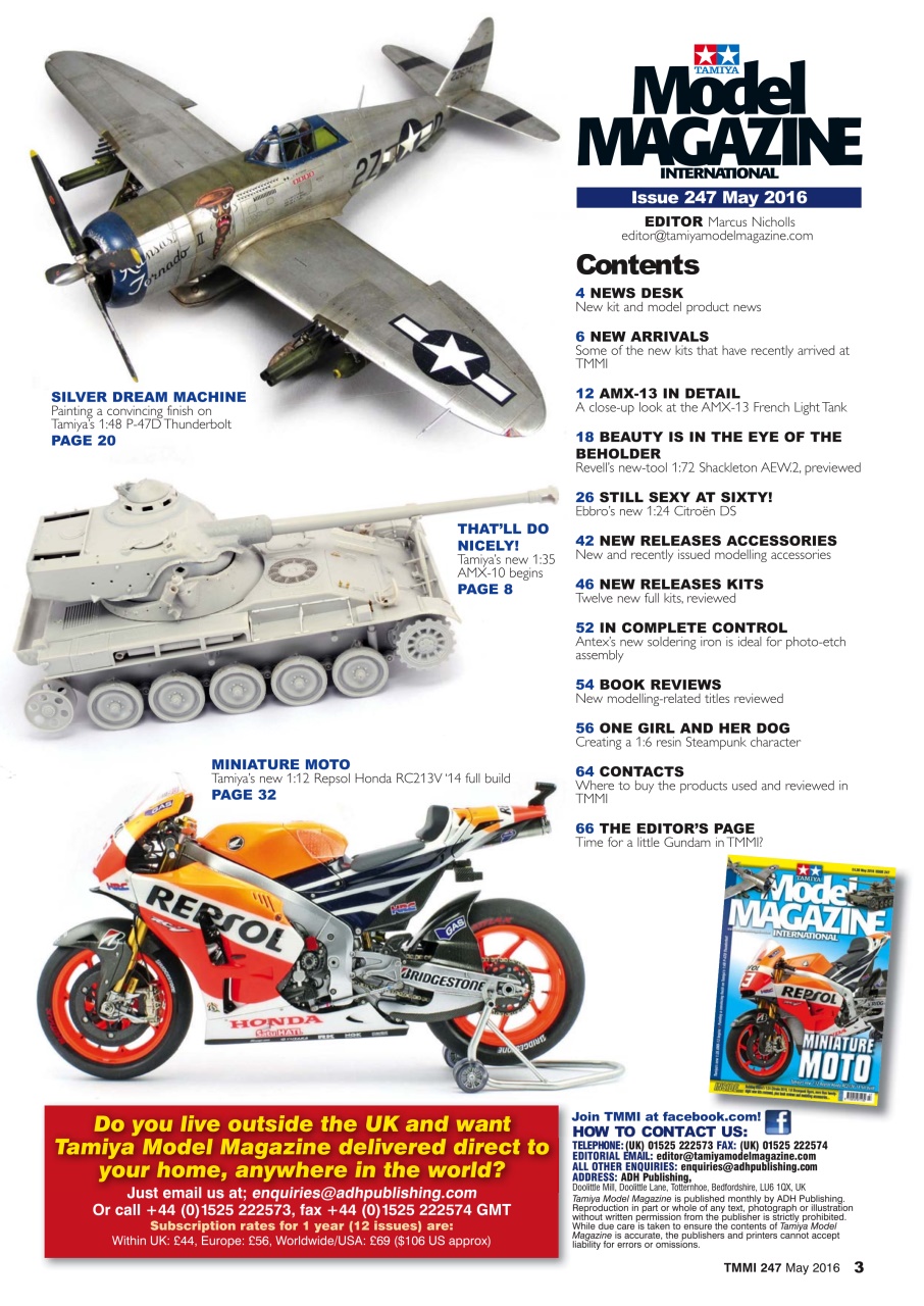 Tamiya Model Magazine Preview Pages