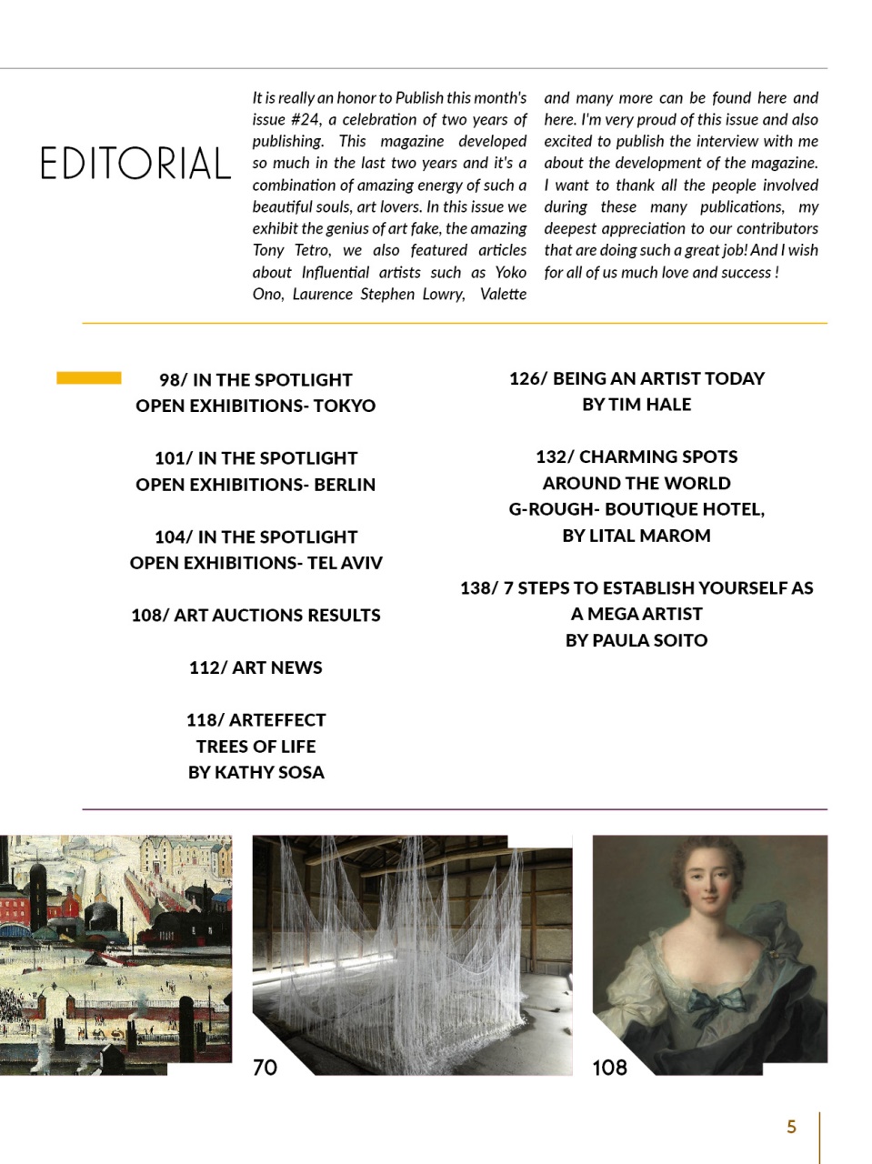 Art Market Magazine Preview Pages