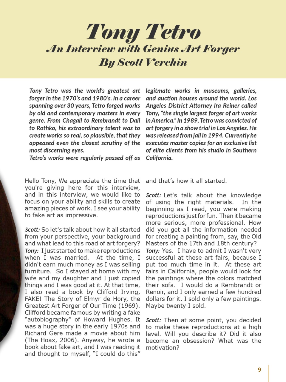Art Market Magazine Preview Pages